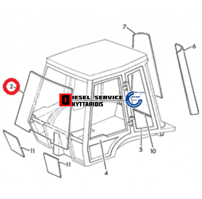 Τζάμι παρμπρίζ Τζάμι παρμπρίζ