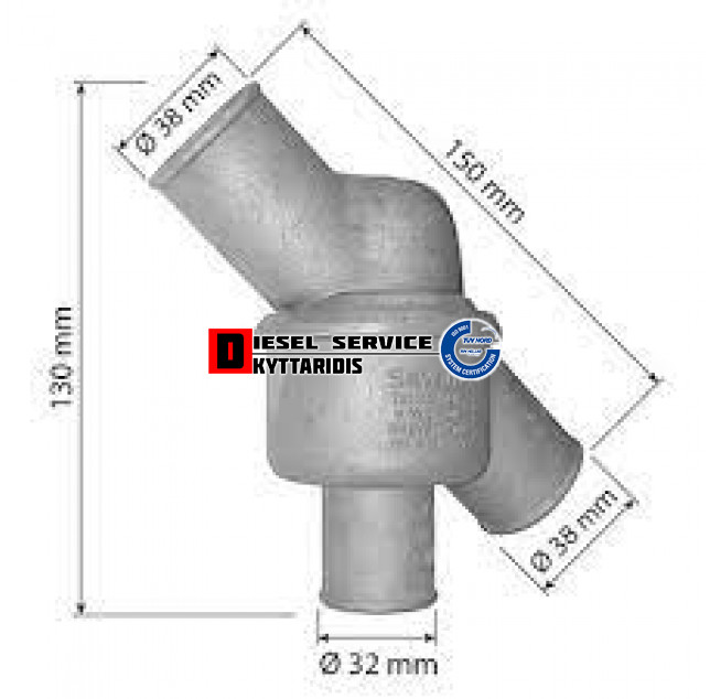 Θερμοστάτη 71°C