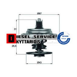 Θερμοστάτη 83°C