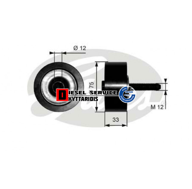 Ρουλεμάν τεντωτήρας ιμάντα Ρουλεμάν τεντωτήρας ιμάντα