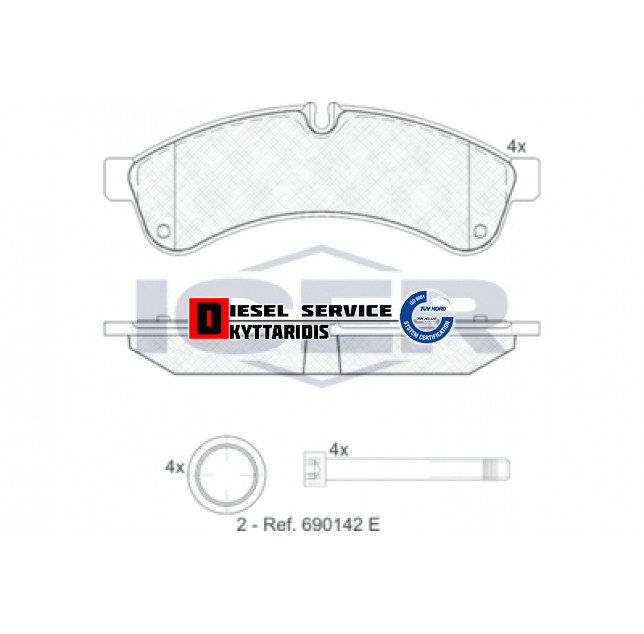 Τακάκια φρένου σετ