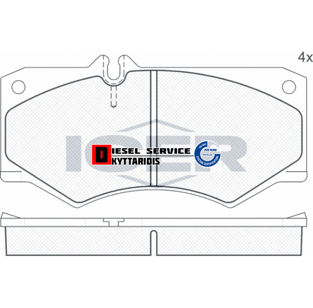 Τακάκια φρένου σετ