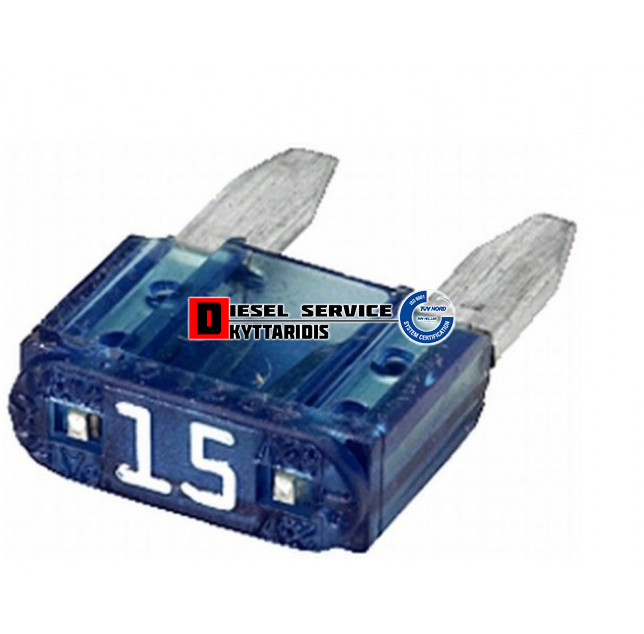 Ασφάλεια ηλεκτρική διχαλωτή 15A D144 mini