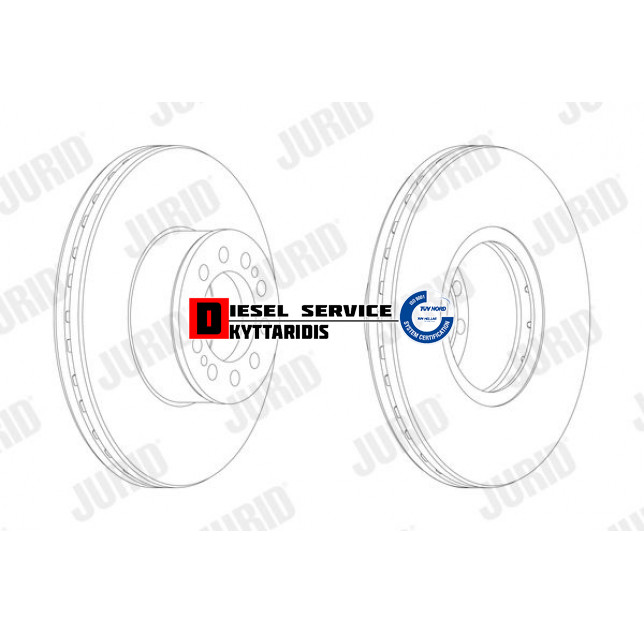 Δισκόπλακα εμπρόσθια Φ335mm