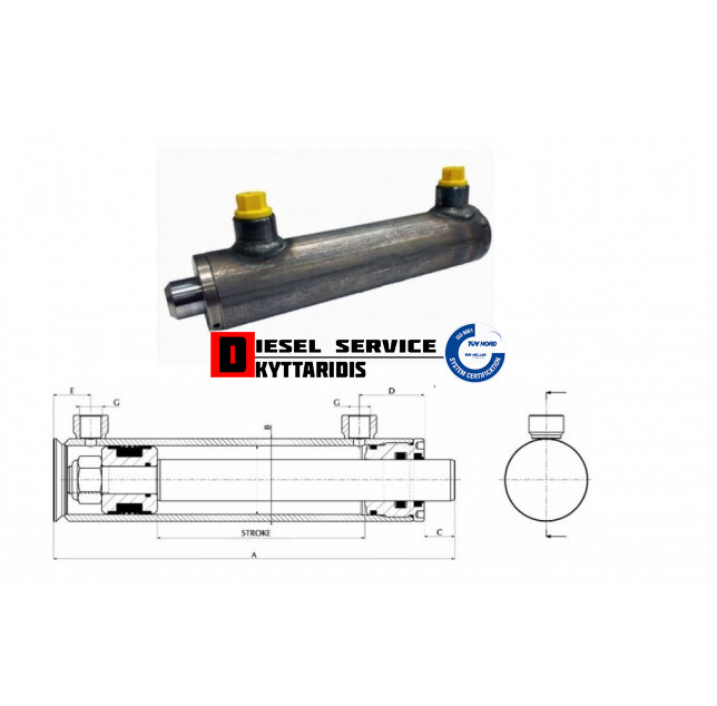 Μπουκάλα 25x50x250mm type DW-C
