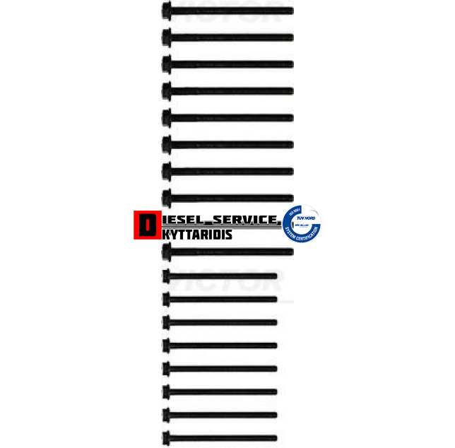 Βίδες κεφαλής σετ