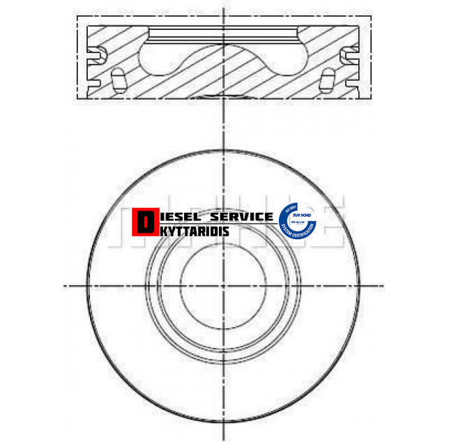 Έμβολα με ελατήρια 86mm STD