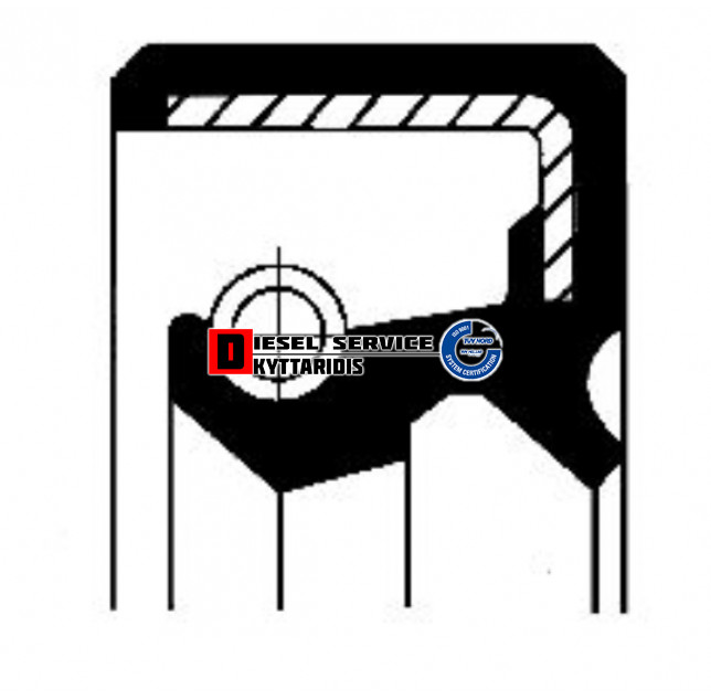 Τσιμούχα 25X38/49,5X14,5 FPM