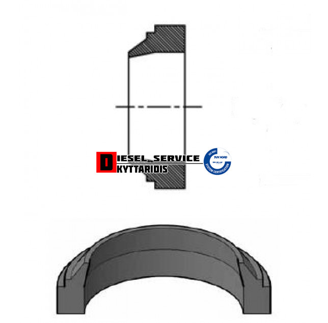 Τσιμούχα υδραυλικού ξύστρα 57.2*44.5*6.4 6MRL/C Τσιμούχα υδραυλικού ξύστρα 57.2*44.5*6.4 6MRL/C