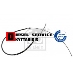 Ντίζα χειροφρένου L με βιδάκια