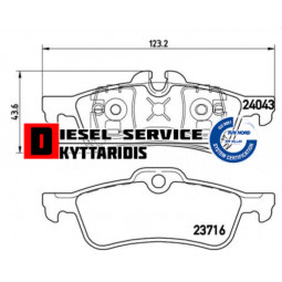 Τακάκια φρένου σετ