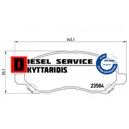 Τακάκια φρένου σετ