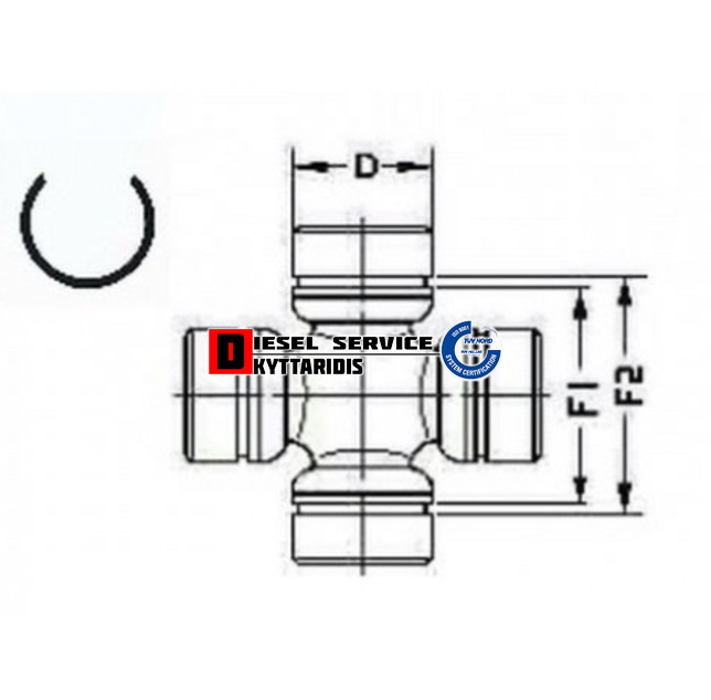 Σταυρός κεντρικού 28*52.4mm