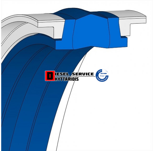 Τσιμούχα υδραυλικού 50*34*18.4 DBM (MERKEL L43)