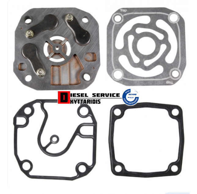 Πλάκα κοφλέρ κομπλέ με φλάτζες και βαλβιδάκια