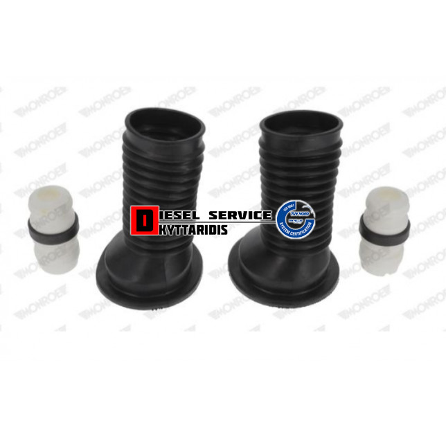 Λάστιχα κρούσης και καλύμματα εμπρόσθιων αμορτισέρ σετ