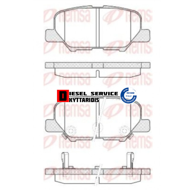 Τακάκια σετ