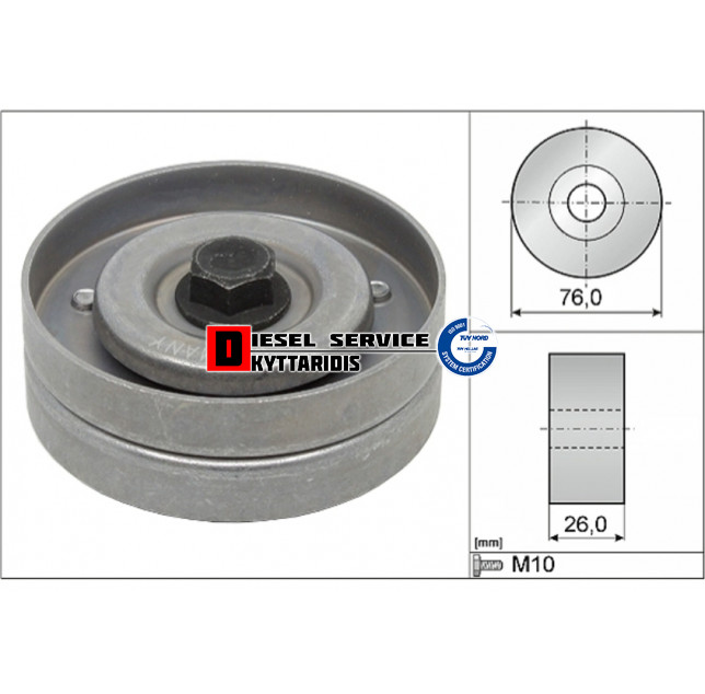 Τρελό ρουλεμάν ιμάντα Τρελό ρουλεμάν ιμάντα