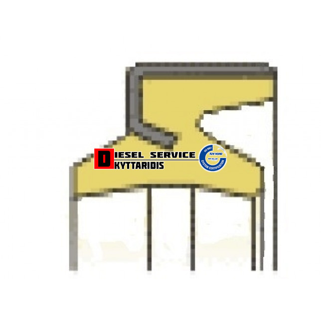 Τσιμούχα υδραυλικού ξύστρα 47*35*7 X44MRL Τσιμούχα υδραυλικού ξύστρα 47*35*7 X44MRL