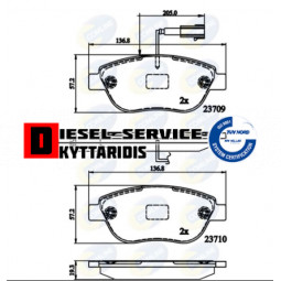 Τακάκια σετ