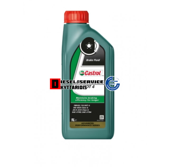 Υγρό φρένων DOT4 1Ltr Υγρό φρένων DOT4 1Ltr