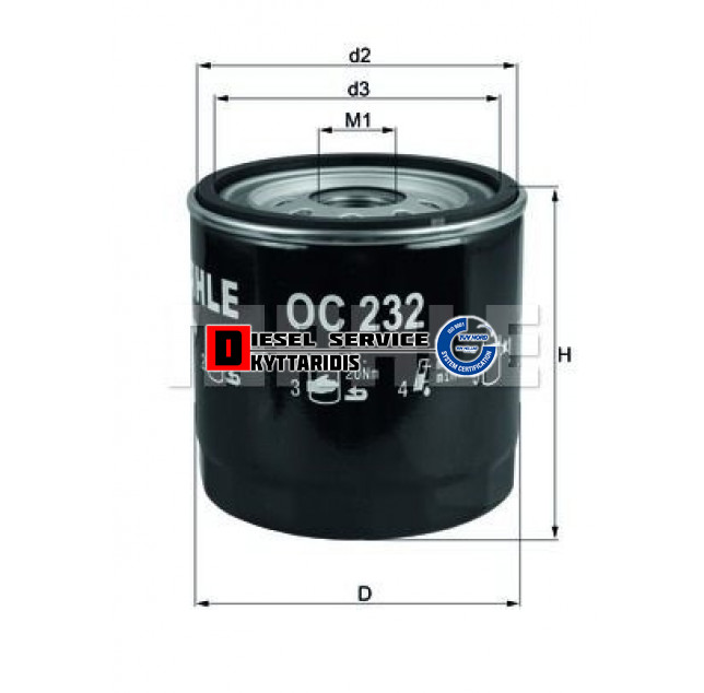 Φίλτρο λαδιού Φίλτρο λαδιού