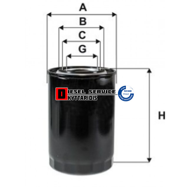 Φίλτρο πετρελαίου Φίλτρο πετρελαίου