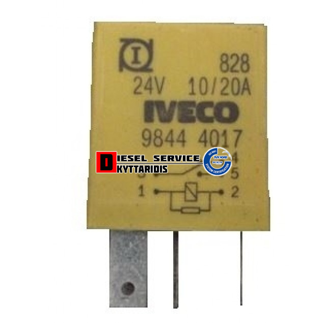 Ρελαί 24V 10/20A Ρελαί 24V 10/20A