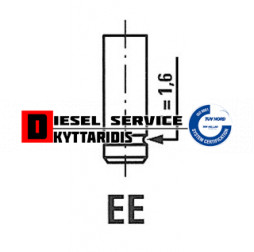 Βαλβίδα εξαγωγής Φ35*106.2*9/8