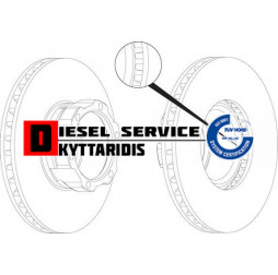 Δισκόπλακα εμπρόσθια Φ304mm