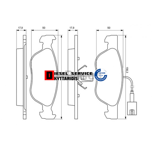 Τακάκια φρένου σετ