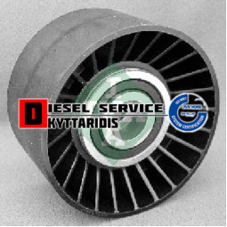 Τροχαλία πλαστική Φ80*45 ίσια