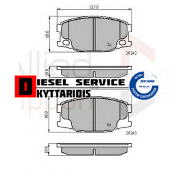 Τακάκια φρένου σετ
