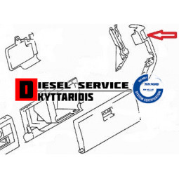 Χερούλι ταμπλό R γκρί