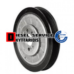 Τροχαλία στροφάλου με λάστιχο