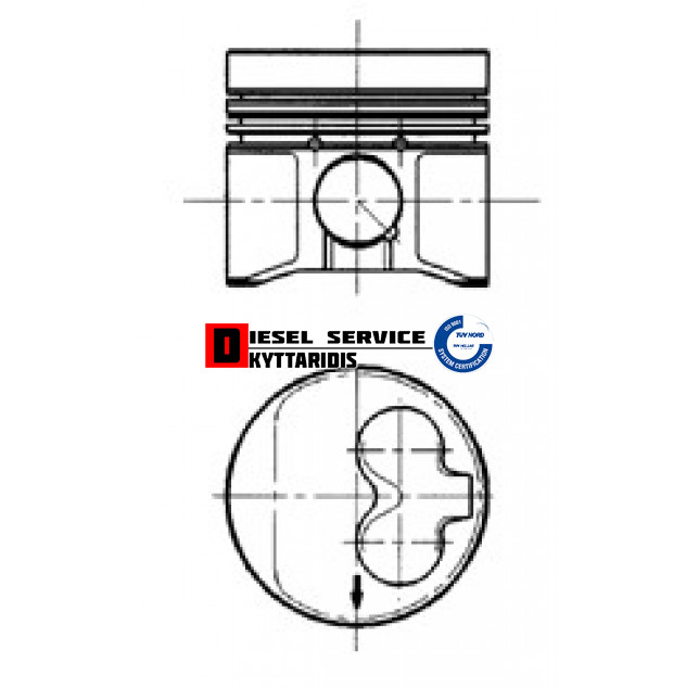 Έμβολο Φ79.5mm 2o oversize Έμβολο Φ79.5mm 2o oversize